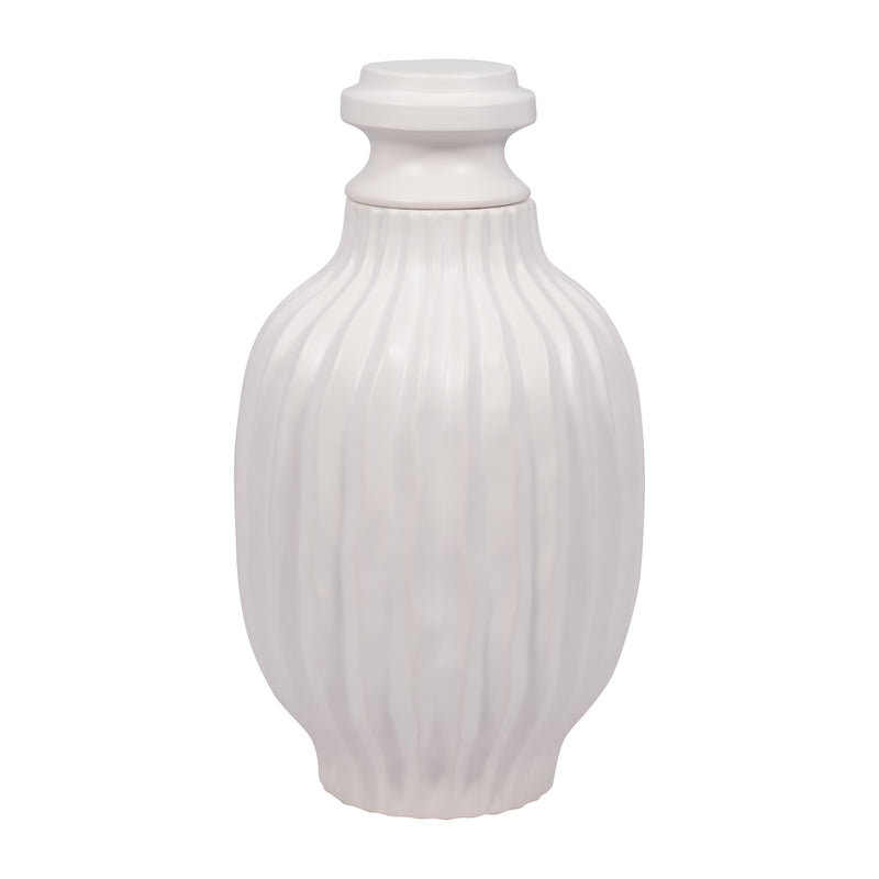 FENTON LARGE CERAMIC LIDDED JAR