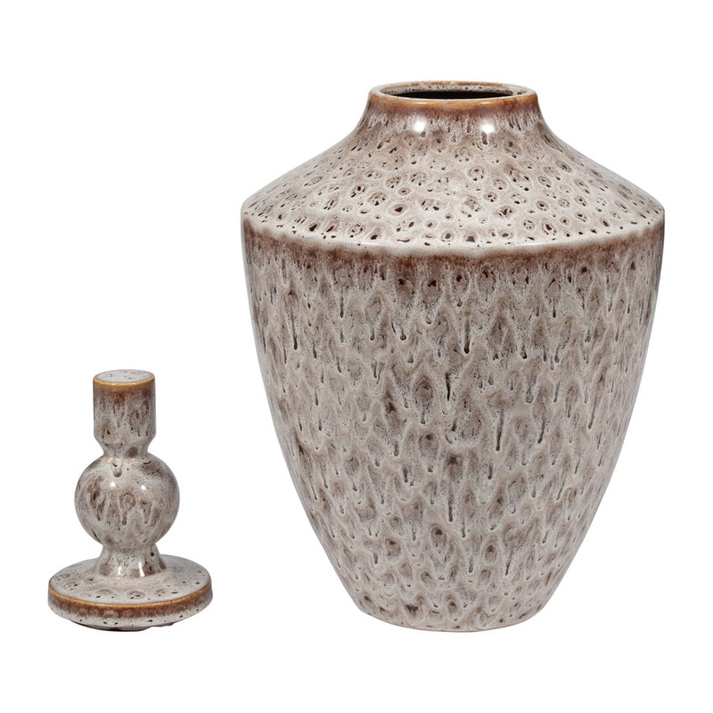 TRUMAN SMALL CERAMIC LIDDED JAR