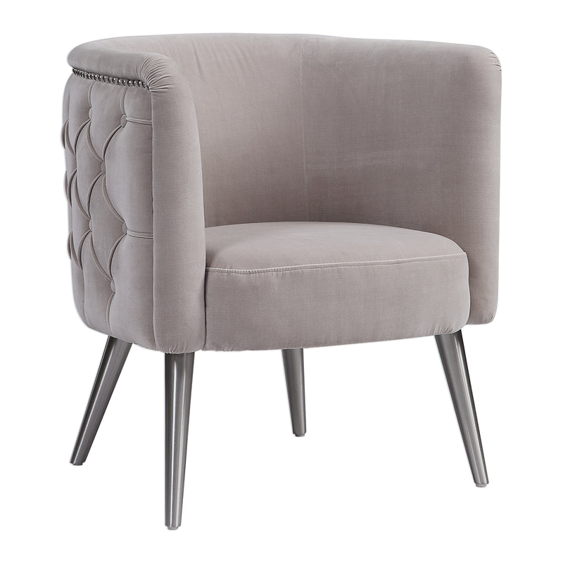 Haider Accent Chair, Champagne