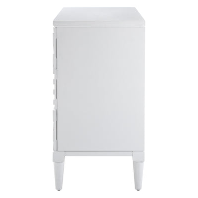 Colby 3 Drawer Chest, White