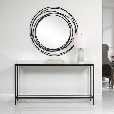 Hayley Console Table, Black