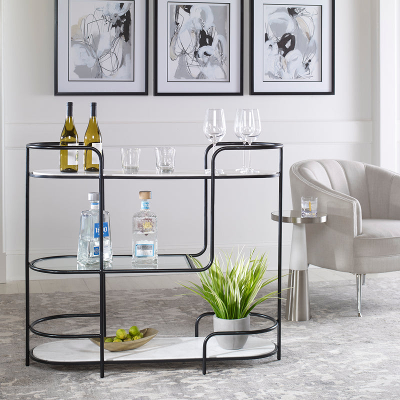 Uttermost Trolley Bar Console