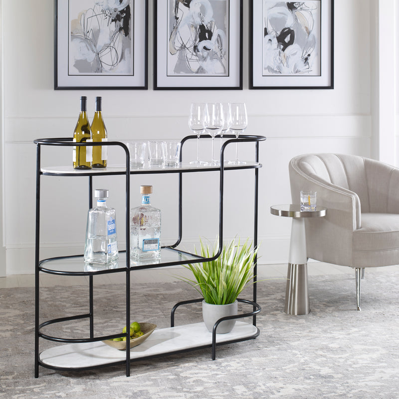 Uttermost Trolley Bar Console