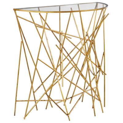 Uttermost Philosopher Gold Console Table