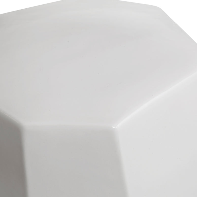 Maquette Garden Stool, White