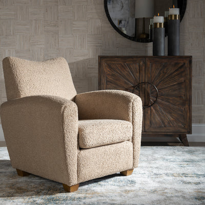 Uttermost Teddy Latte Accent Chair