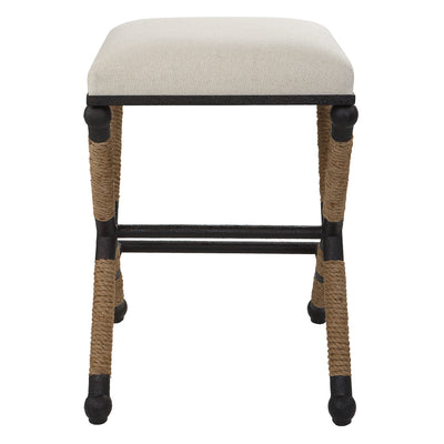 Uttermost Firth Rustic Oatmeal Counter Stool