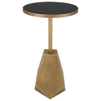 Uttermost Comet Geometric Bronze Accent Table