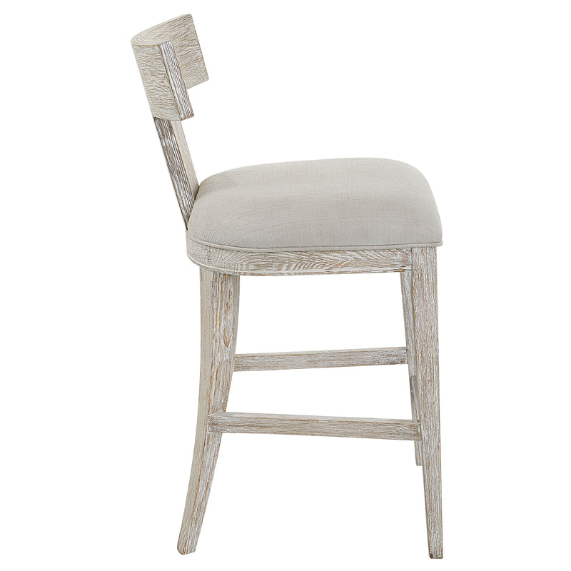 Idris Counter Stool, White