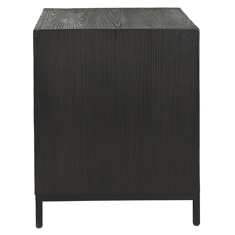 Uttermost Aiken Geometric Cabinet / End Table