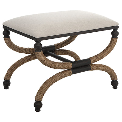 Uttermost Icaria Upholstered Small Bench