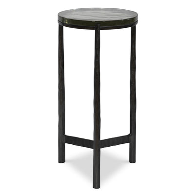 Eternity Iron & Glass Accent Table