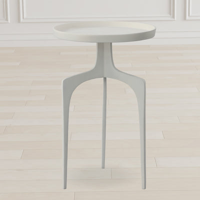 Kenna Accent Table, White