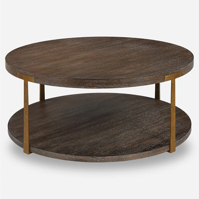 Palisade Round Wood Coffee Table