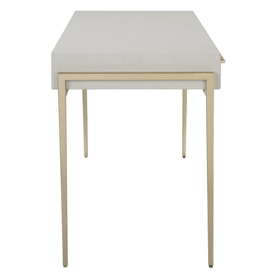 Jewel Modern White Desk