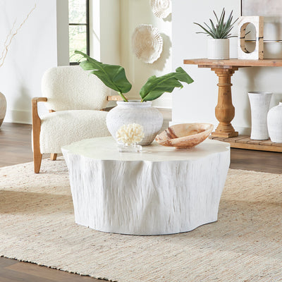 Uttermost Woods Edge White Coffee Table