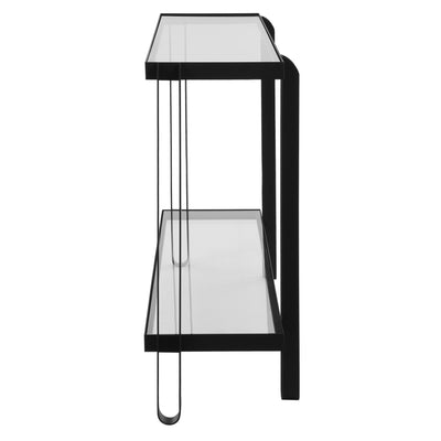 Shadow Black Iron Console Table