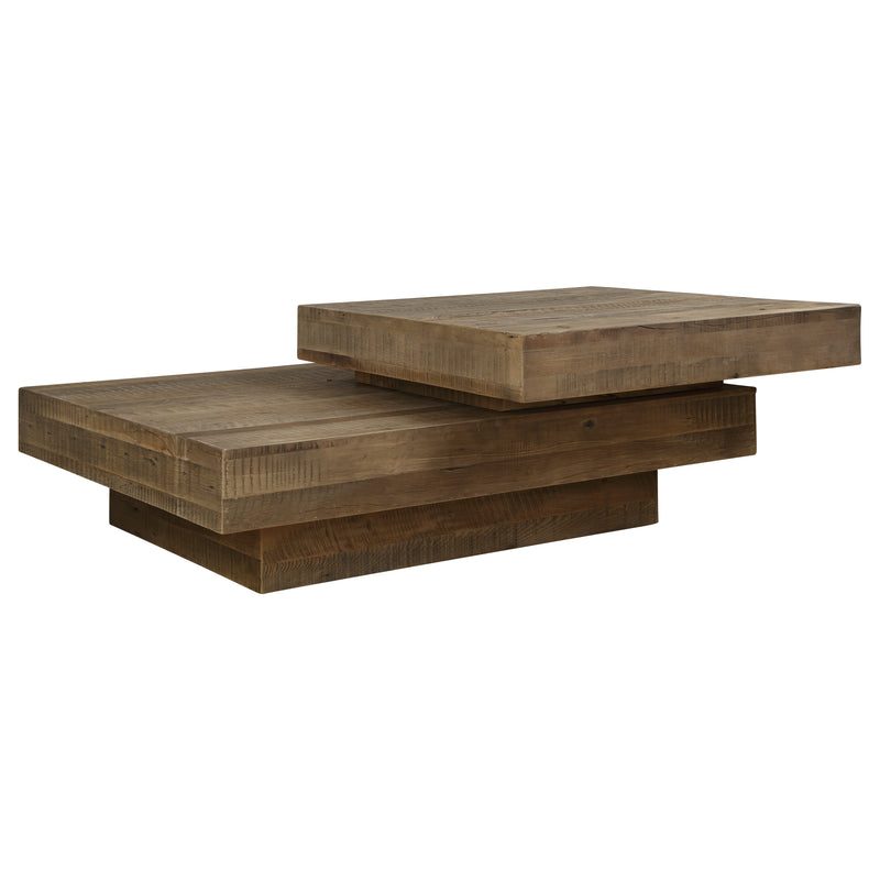 Rustic Planes Modern Coffee Table