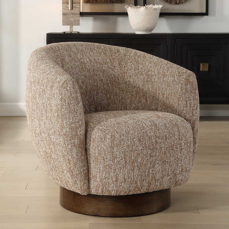 Dunes Fabric Swivel Chair