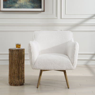 Oasis White Swivel Chair