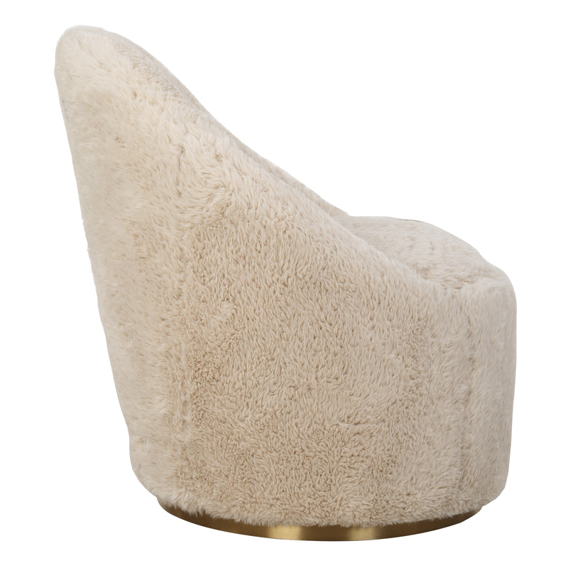 Crue Sheepskin Swivel Chair