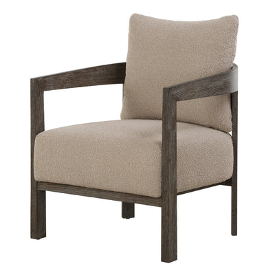 Sienna Sand Fabric Accent Chair