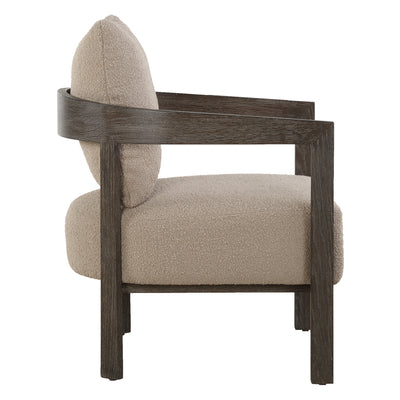 Sienna Sand Fabric Accent Chair