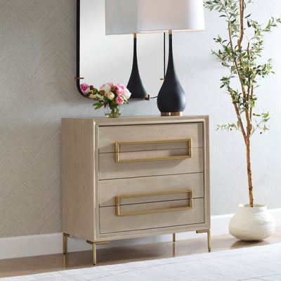 Alessia Light Oak Accent Chest