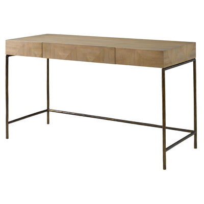 Aristotle Natuiral Wood Modern Desk