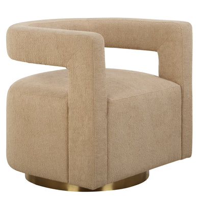 Grounded Modern Swivel Chair