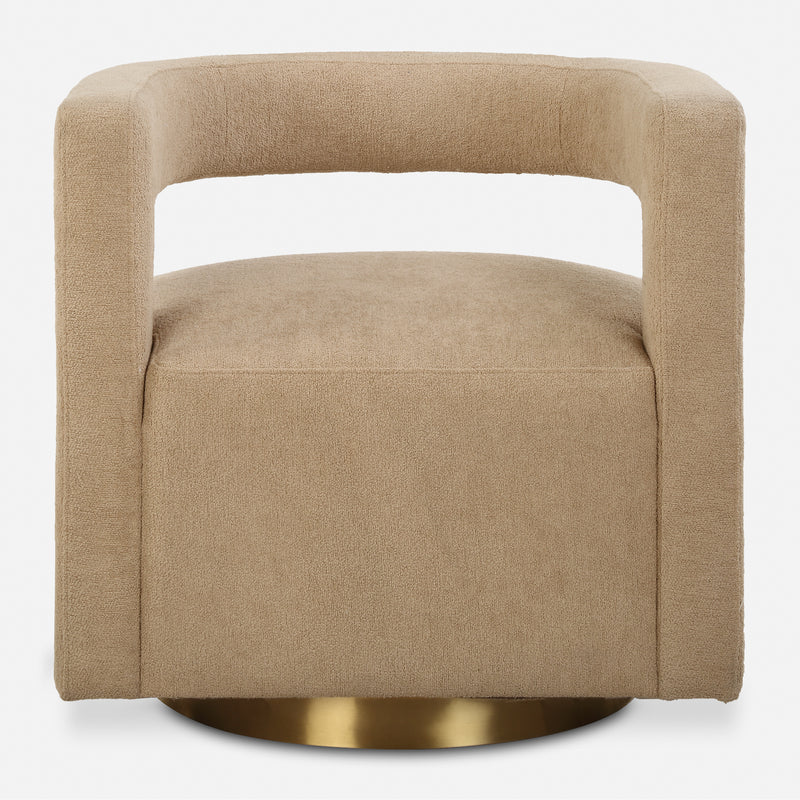 Grounded Modern Swivel Chair