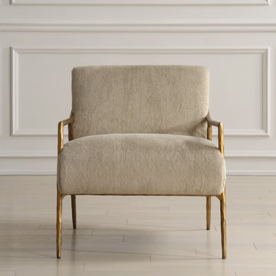 Kashmir Aged Gold Accent Chair