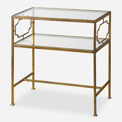 Rectangular Gold Coffee Table