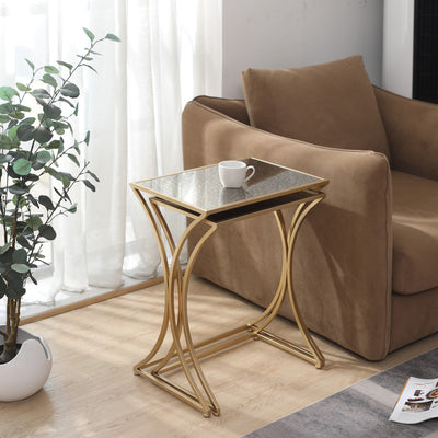 NESTING TABLE GOLD