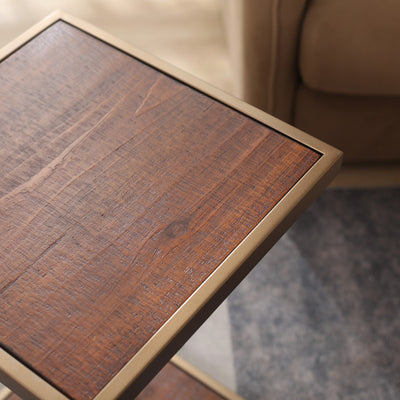 WOODEN NESTING TABLE