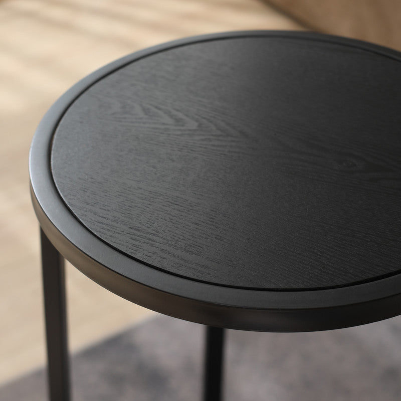 NESTING TABLE BLACK - اسوود