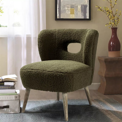 Cozy Boucle Lounge Chair