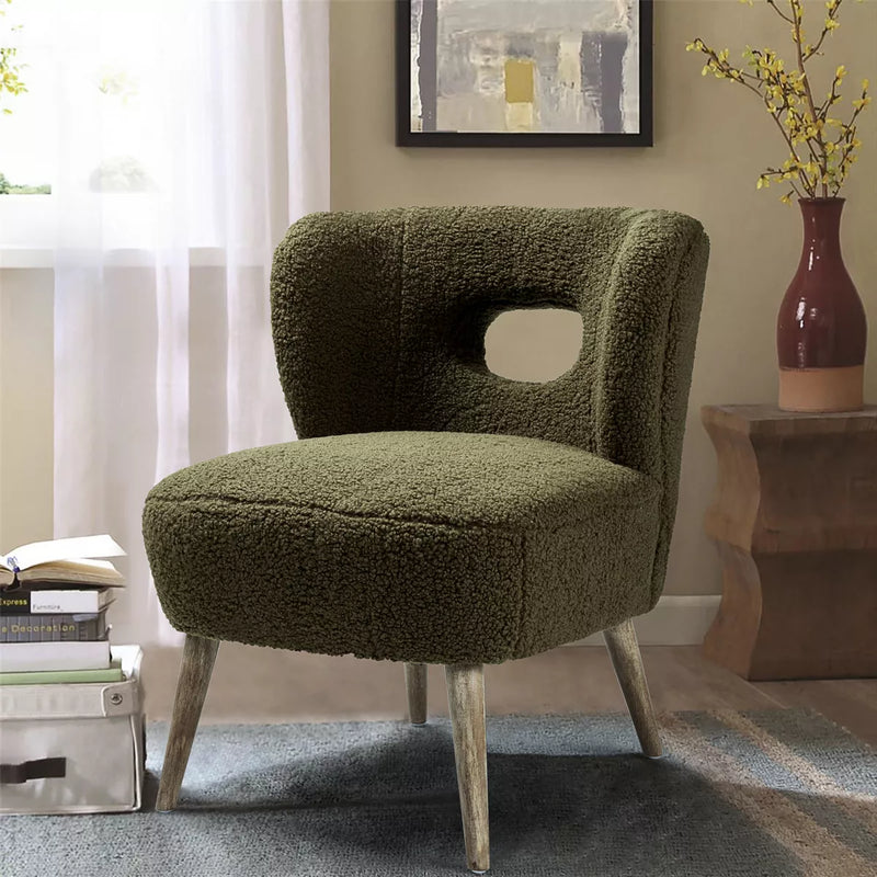 Cozy Boucle Lounge Chair