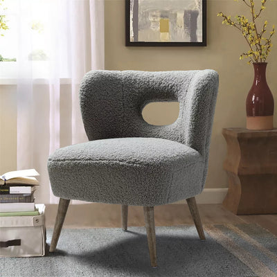 Cozy Boucle Lounge Chair