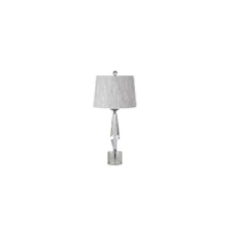 CRYSTAL 29" TABLE LAMP, CLEAR