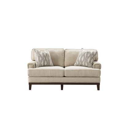 Ajda Beige Loveseat