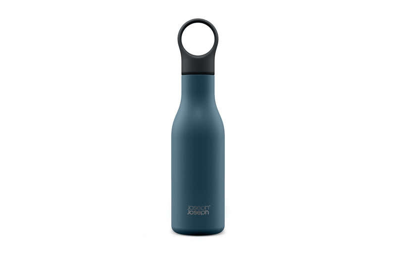 Joseph Joseph Loop™ 500ml Stainless-steel Vacuum Insulated Water Bottle Blue