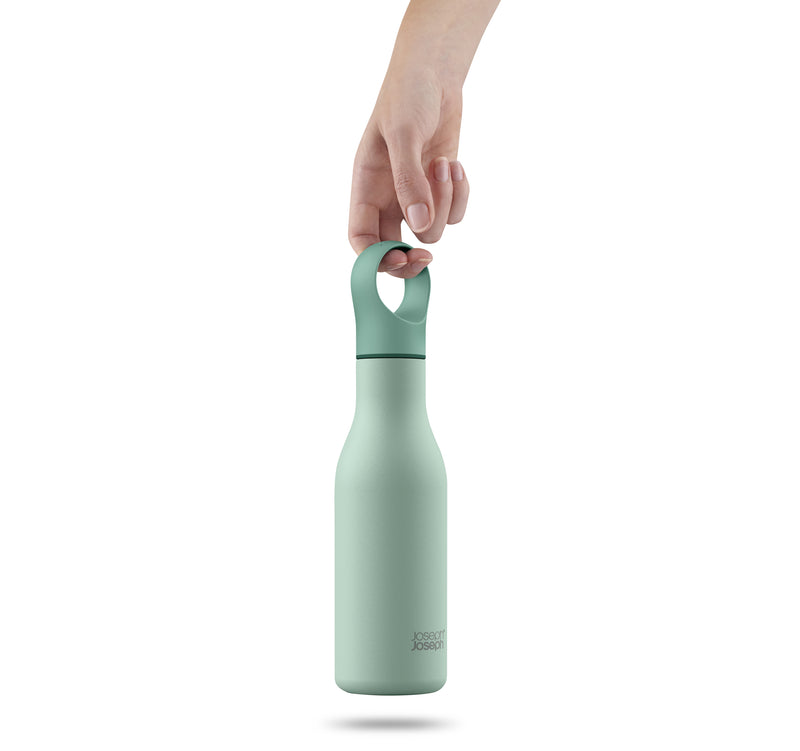 Joseph Joseph  Loop Vacuum  Insulated Water Bottle 500 ml, Green