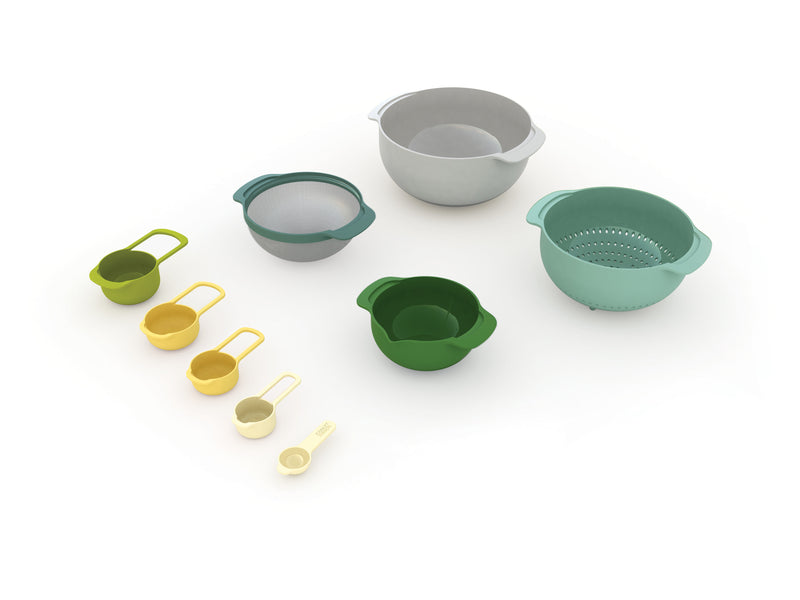 Joseph Joseph Nest9 Plus Salad Preparation Set Opal