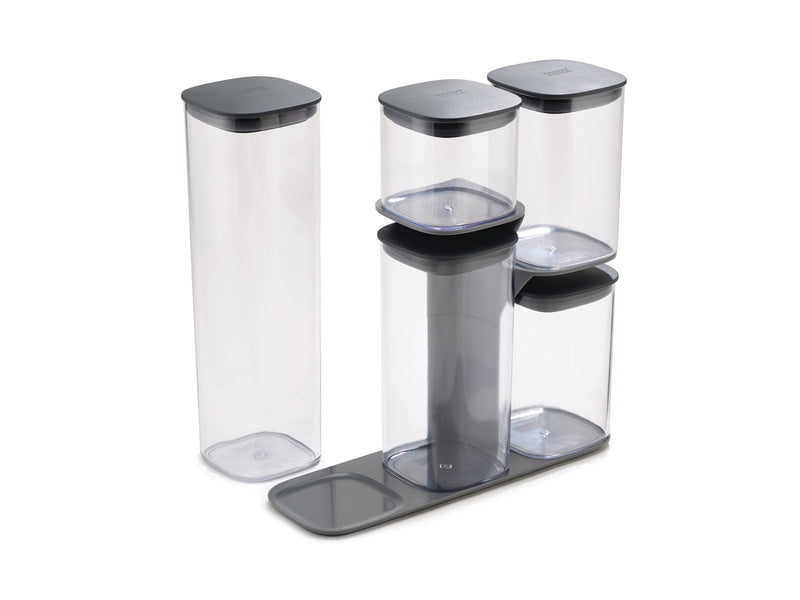 Joseph Joseph Podium Storage Jar Set 5-piece with Stand