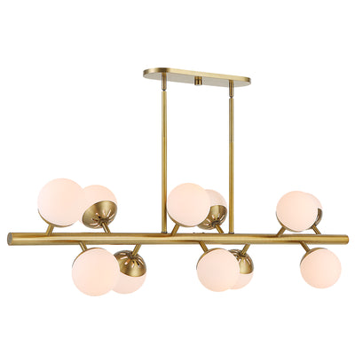 Uttermost Droplet 11 Light Linear Chandelier