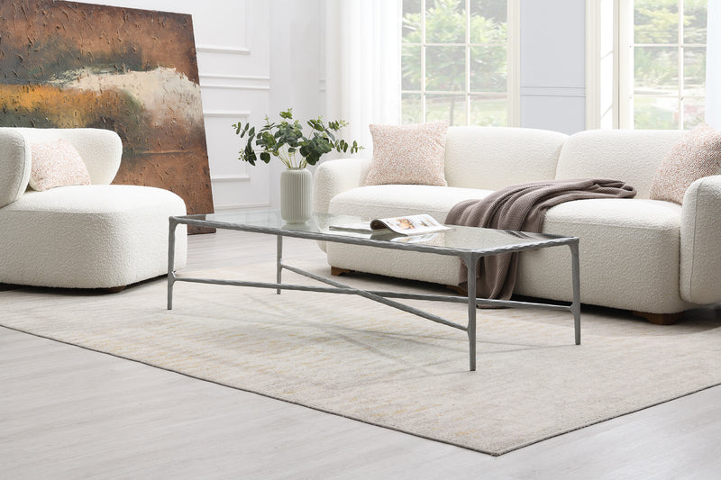 Luxo Coffee Table With Glass Top