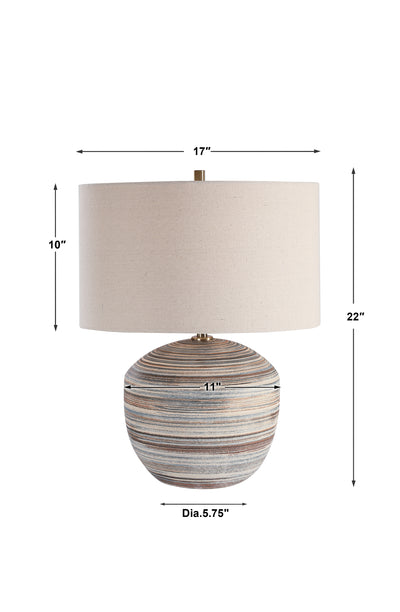 Uttermost Prospect Striped Accent Lamp