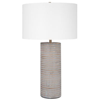 Monolith Gray Table Lamp