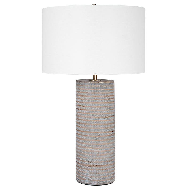 Monolith Gray Table Lamp